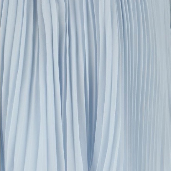 Self Portrait Chiffon Light Blue Women's Dress - Picture 6 of 6